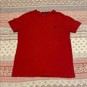 Polo by Ralph Lauren Red Short Sleeve Tee - Boys size 5